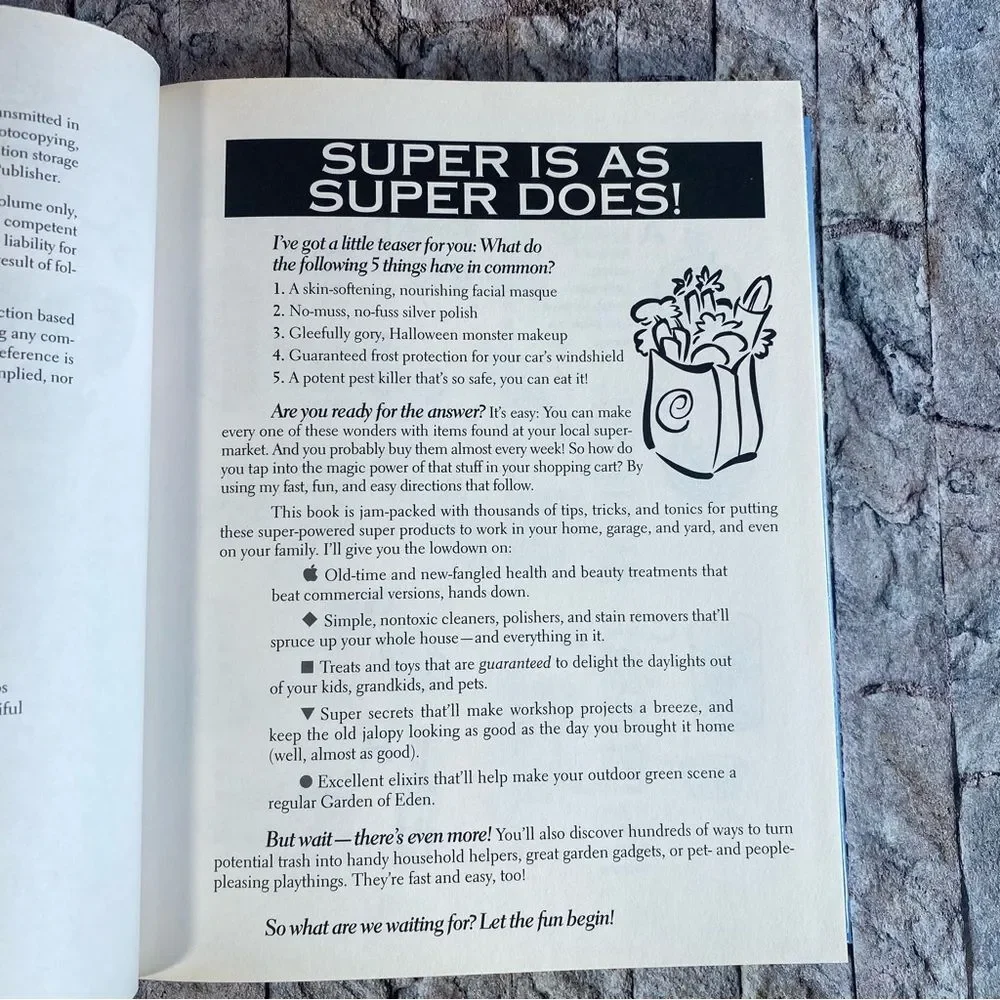 Jerry Baker's Supermarket Super Products! Hardcover April 1 2005 Living Well